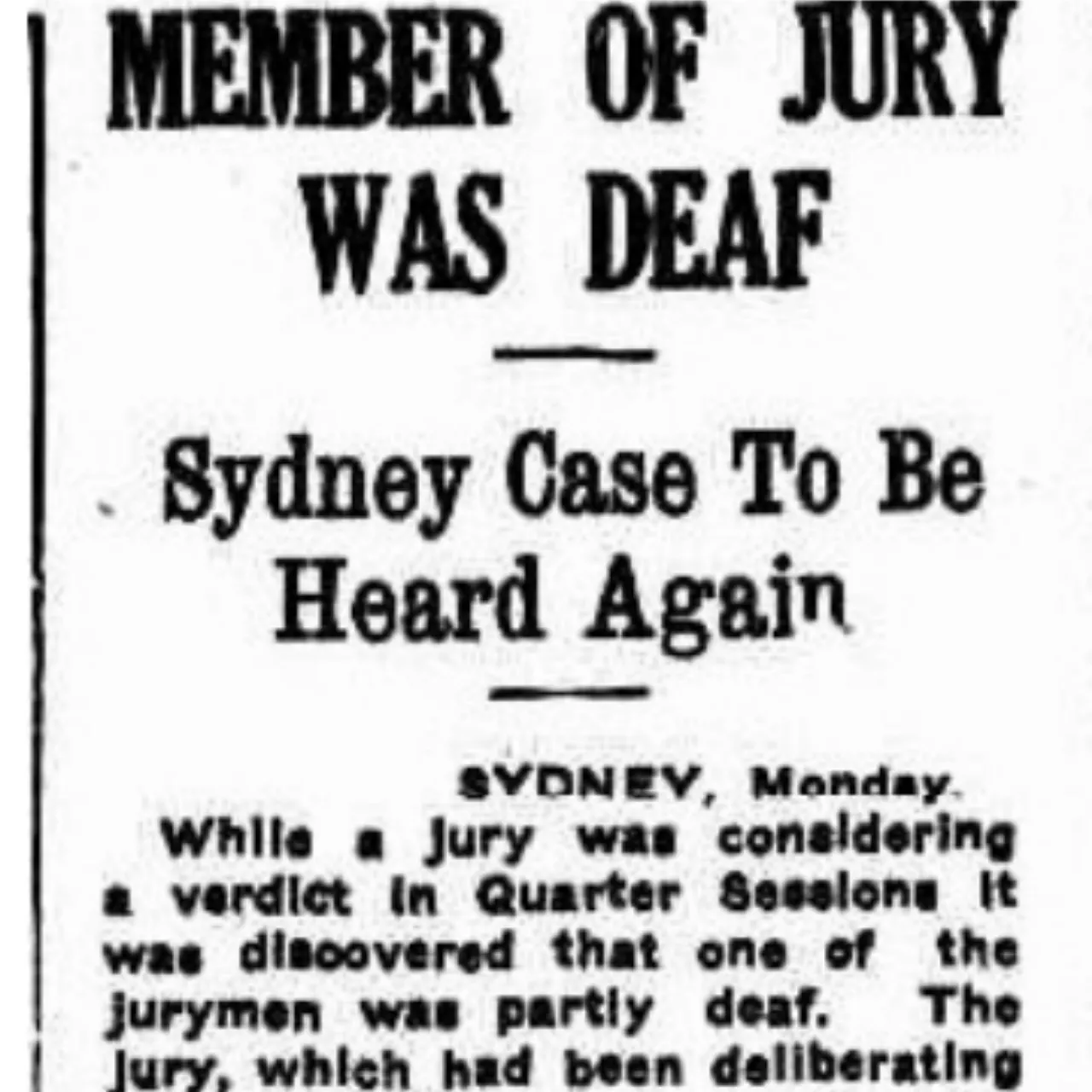 Deaf Jurors