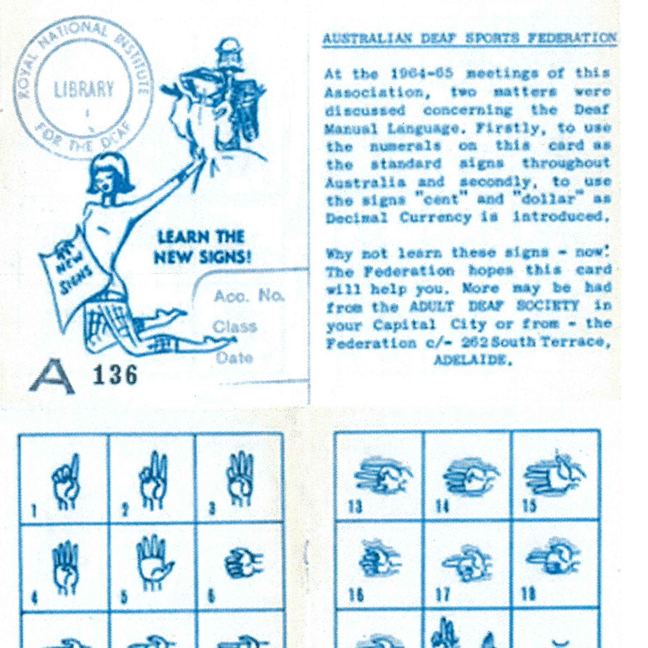 Auslan - Deaf History Collections
